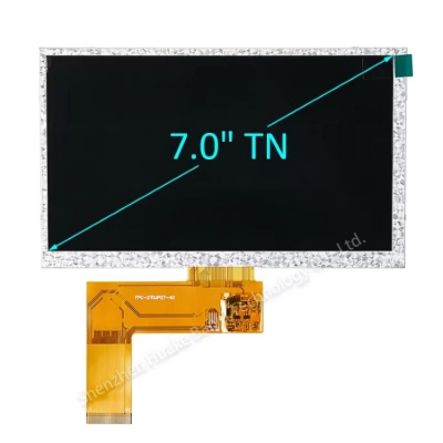 優(yōu)質(zhì)7英寸彩色薄膜晶體管顯示7英寸800x480 rgb 40引腳接口工業(yè)用液晶屏